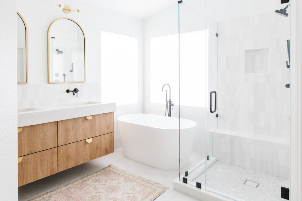 This Couple Barely Fit in Their Old Bathroom—Here’s How They Remodeled Without Changing the Layout