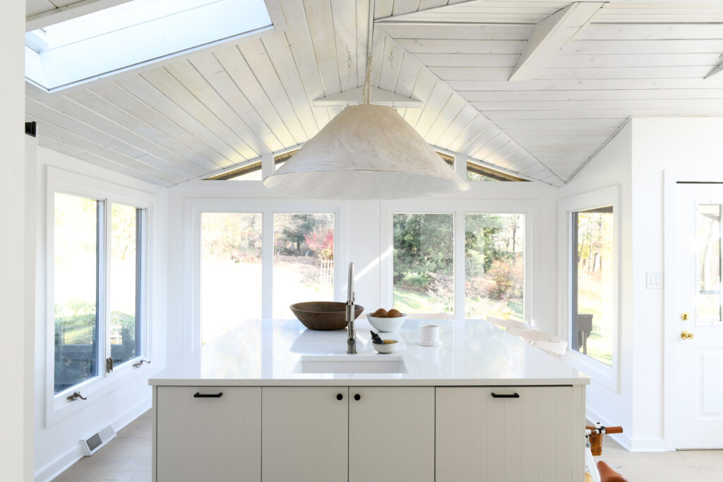 Designer Leanne Ford Transforms a Sunroom Into a Show-Stopping White Kitchen