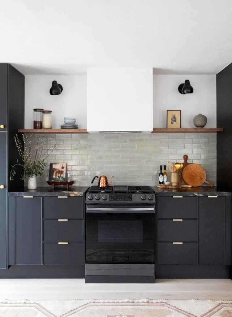 The History Behind Timeless Black Kitchen Cabinets