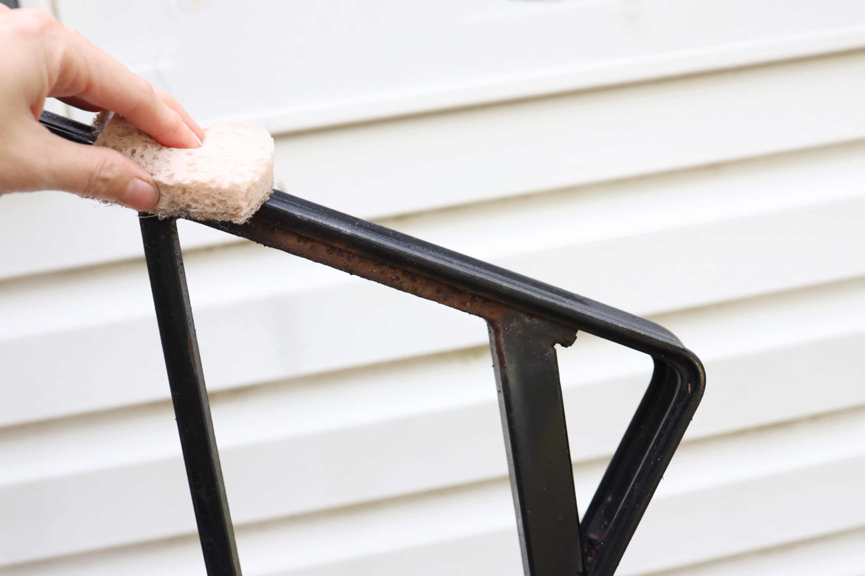 How to Paint a Rusted Iron Porch Railing - SemiStories