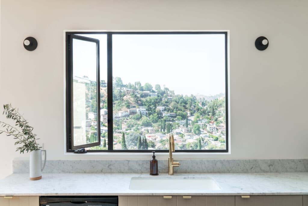 This Hillside L.A. Kitchen Was Designed Around the Breathtaking Views