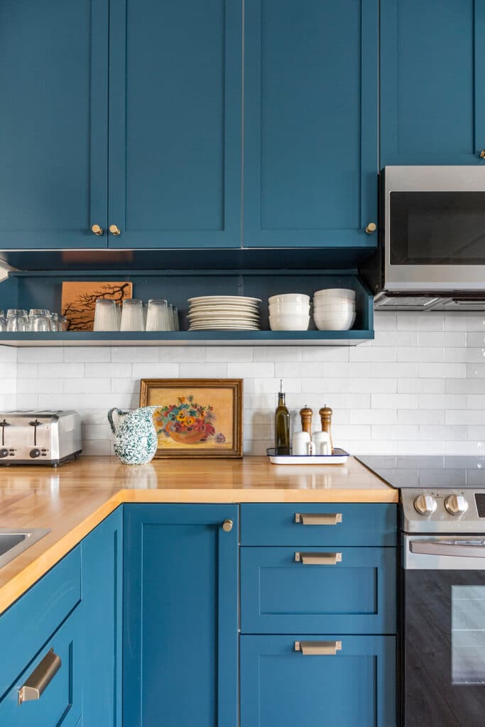 Kitchen Paint Color Trends We Love For 2022, Is Blue A Good Color For Kitchen Cabinets 2021