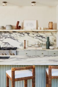 Athena Calderon's Hamptons Kitchen Features This Trending Color